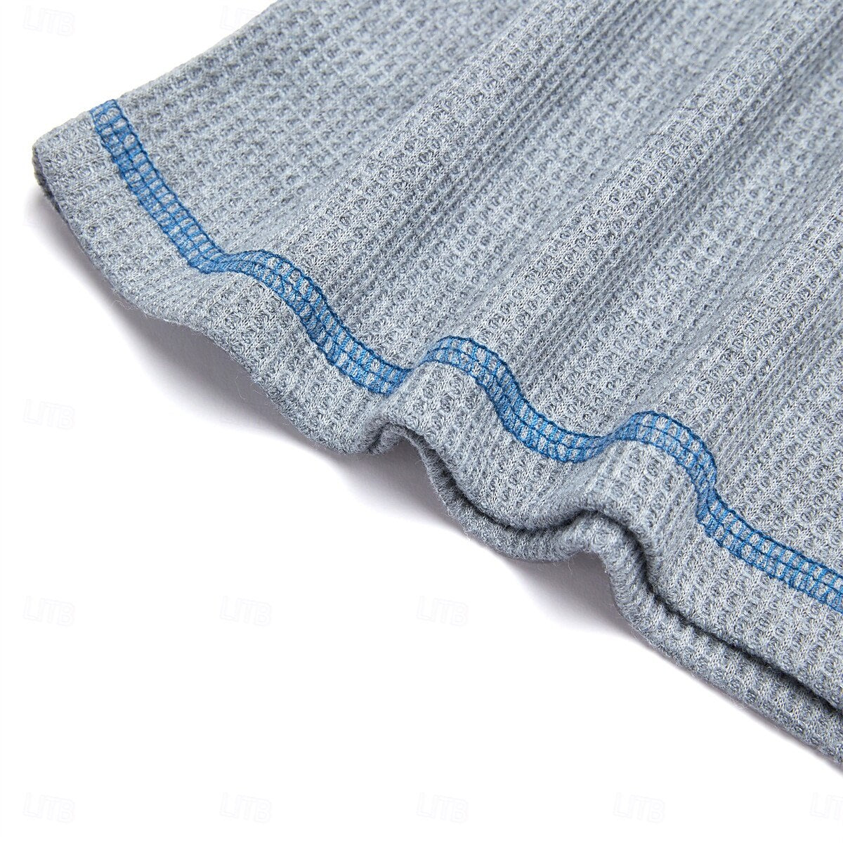 Men's Waffle V-neck T-Shirt