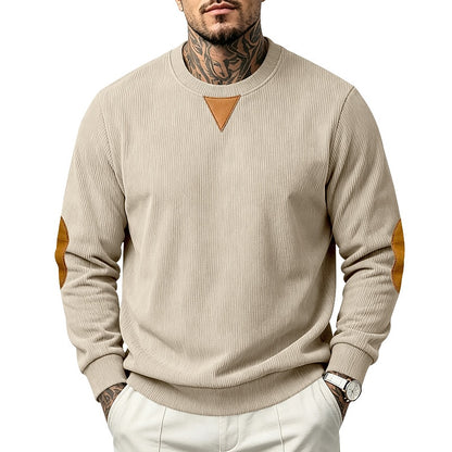 Soft Textured Corduroy Sweatshirt