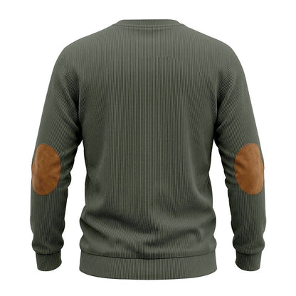 Soft Textured Corduroy Sweatshirt