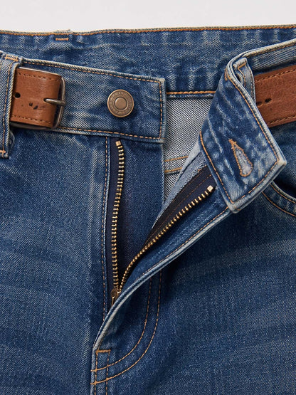 Vintage Washed Cotton Patchwork Cargo Pants