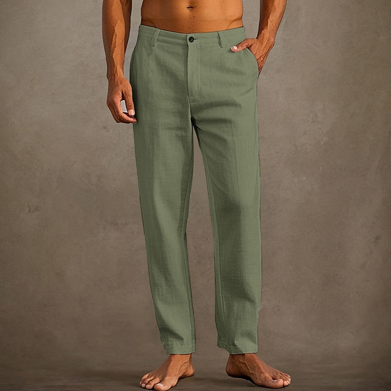 Summer Cotton Linen Pants - Everyday Comfort for Men