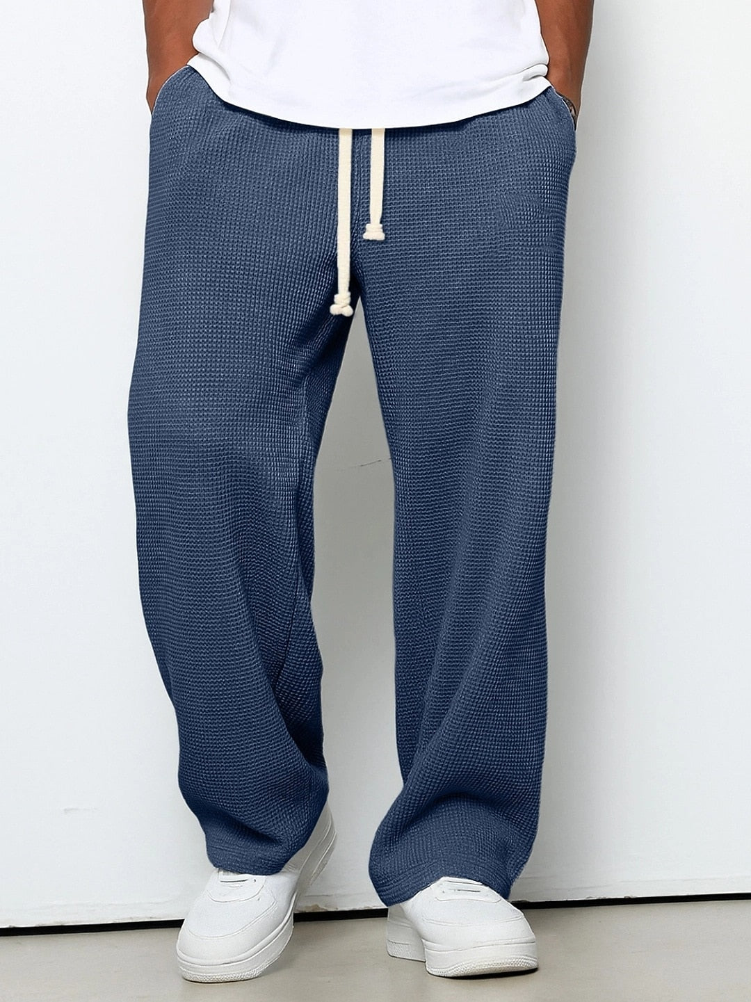 Men's Casual Waffle Pants -Daily Outdoor Sports Wear