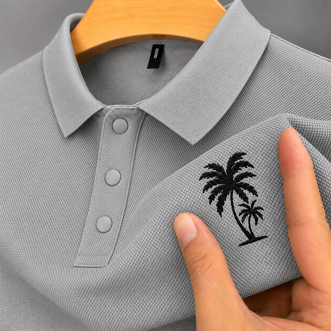 100% Cotton Pique Knit Polo Shirt