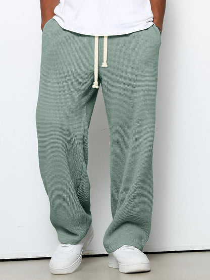 Men's Casual Waffle Pants -Daily Outdoor Sports Wear