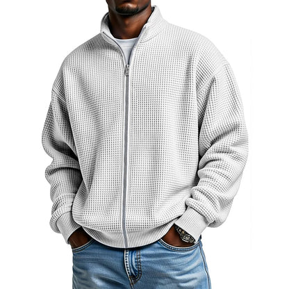 Comfort Waffle Zipped Sweatshirt