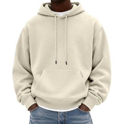 Comfort Pocketed Cotton Hoodie