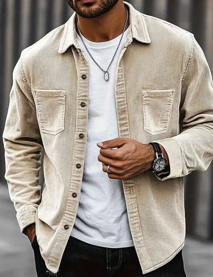 Soft Corduroy Button Up Shirt