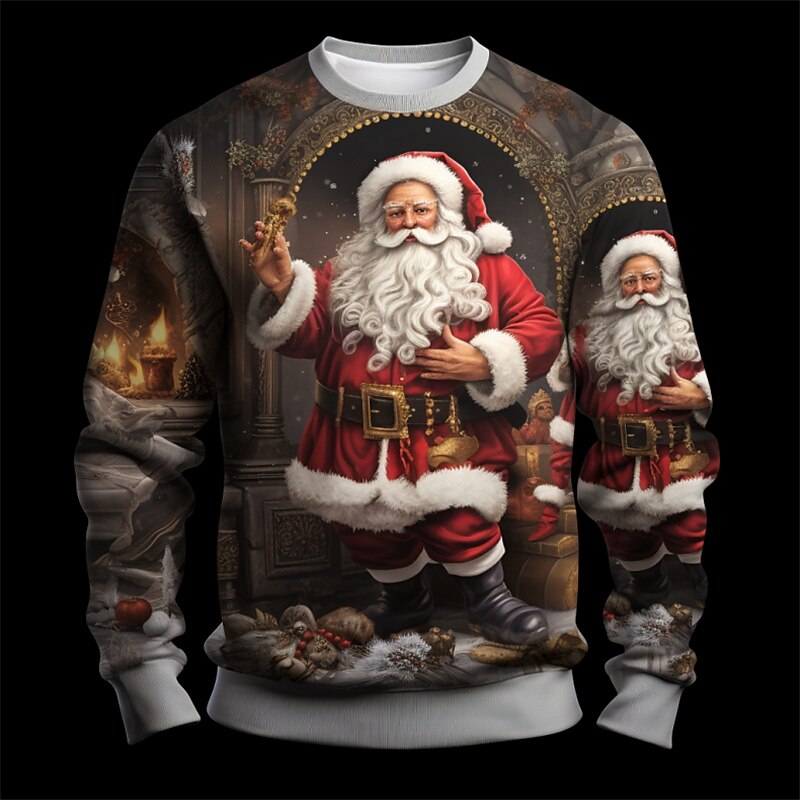 Christmas Golf Festive Funny Colorful Sweatshirt