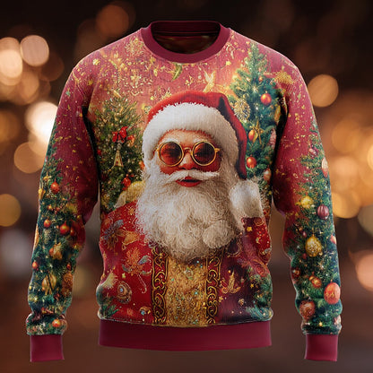 Christmas Santa Festive Funny Graphic Sweatshirt