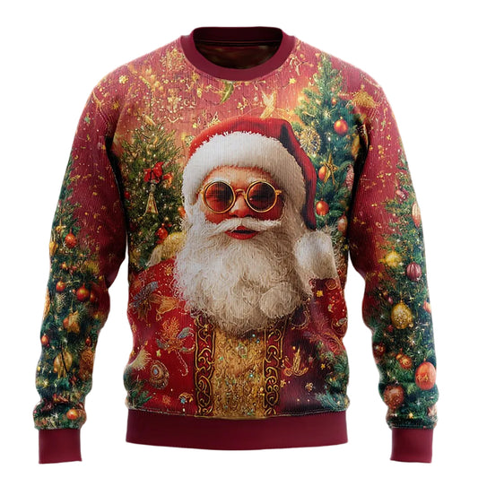 Christmas Santa Festive Funny Graphic Sweatshirt
