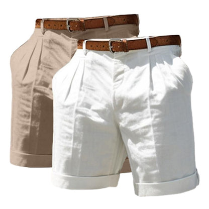 Lightweight Linen Shorts-2 Piece Set