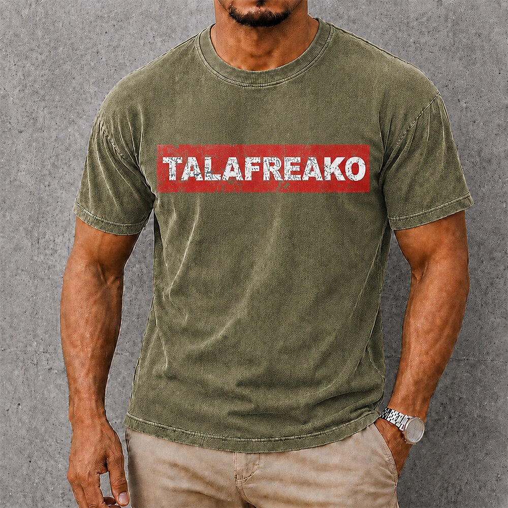 Vintage Washed Cotton Graphic Tee