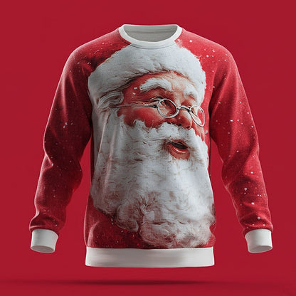 Christmas Santa Festive Vintage Bold Sweatshirt