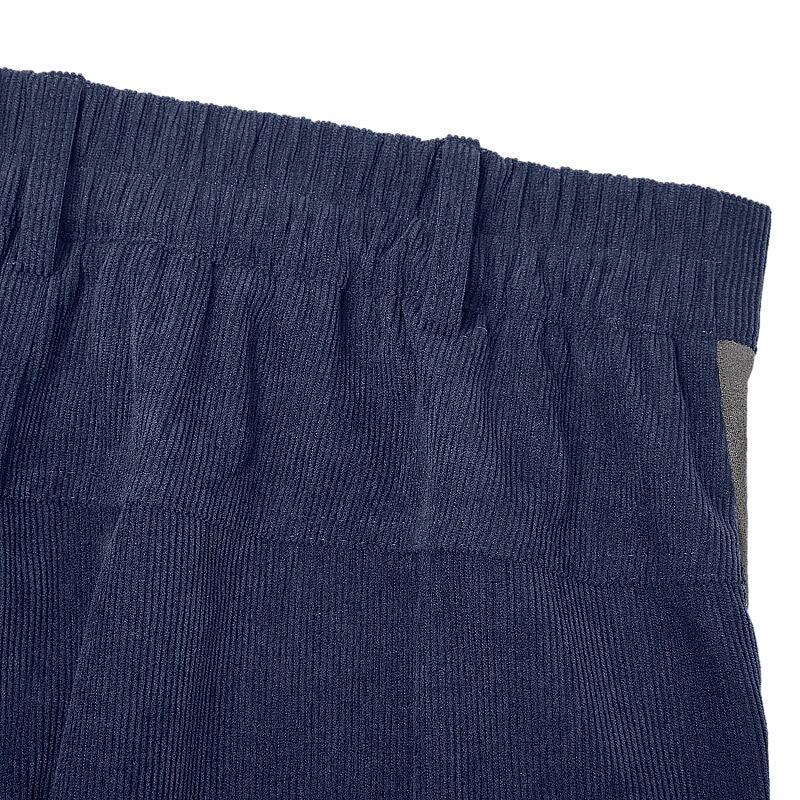 Colorblock Corduroy Patchwork Cargo  Pants