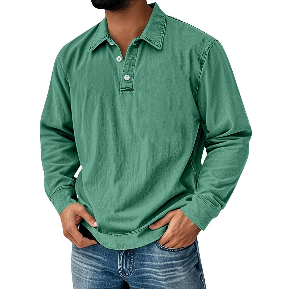 Comfort Washed 100% Cotton Polo Shirt