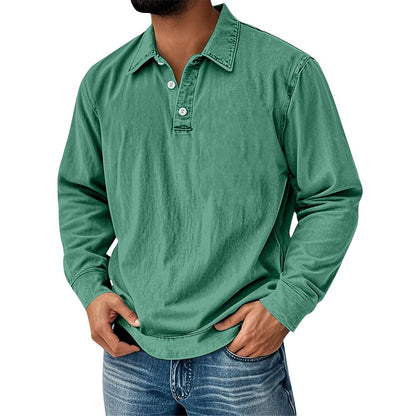 Comfort Washed 100% Cotton Polo Shirt