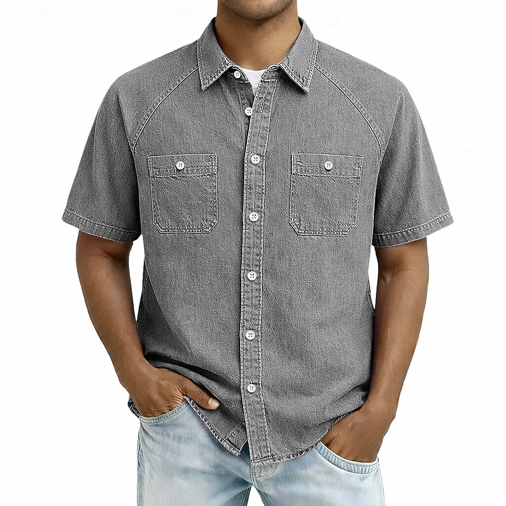 100% Cotton Acid Wash Shirt
