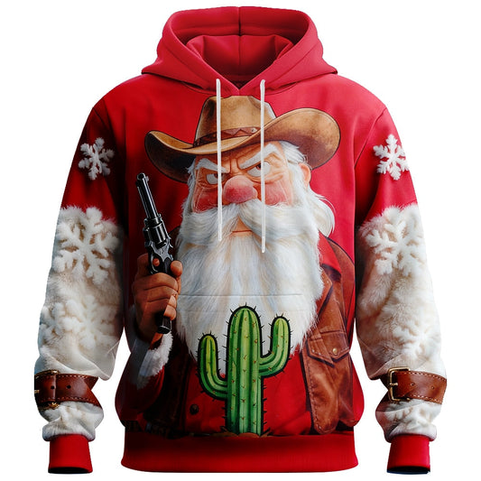 Christmas Santa Festive Funny Joyful Hoodie