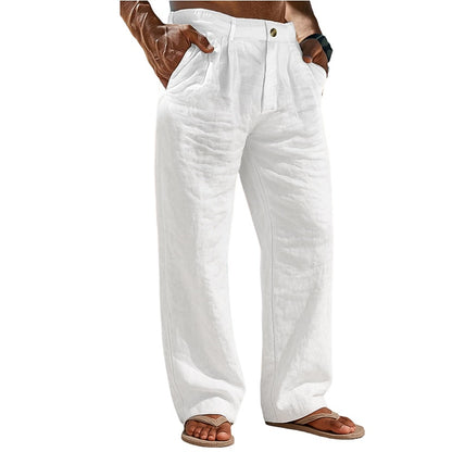 Lightweight Linen Baggy Pants - Comfortable Holiday & Vacation Wear