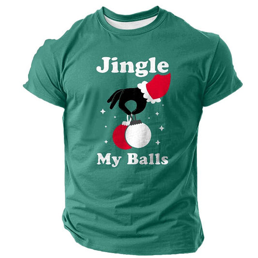Men's Faithful Christmas Quote Crewneck T-Shirt