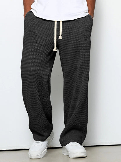 Men's Casual Waffle Pants -Daily Outdoor Sports Wear
