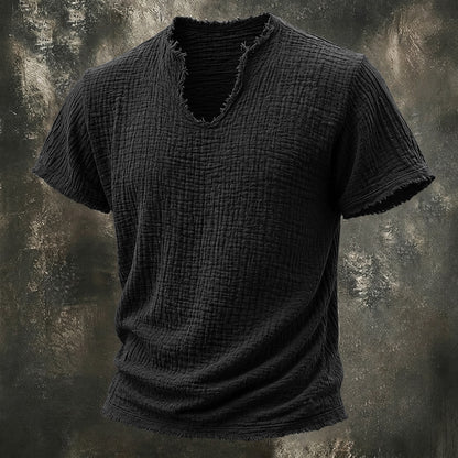 Vintage 100% Cotton Linen T-shirt