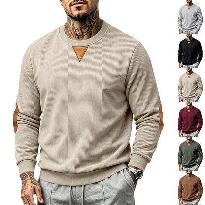 Soft Textured Corduroy Sweatshirt