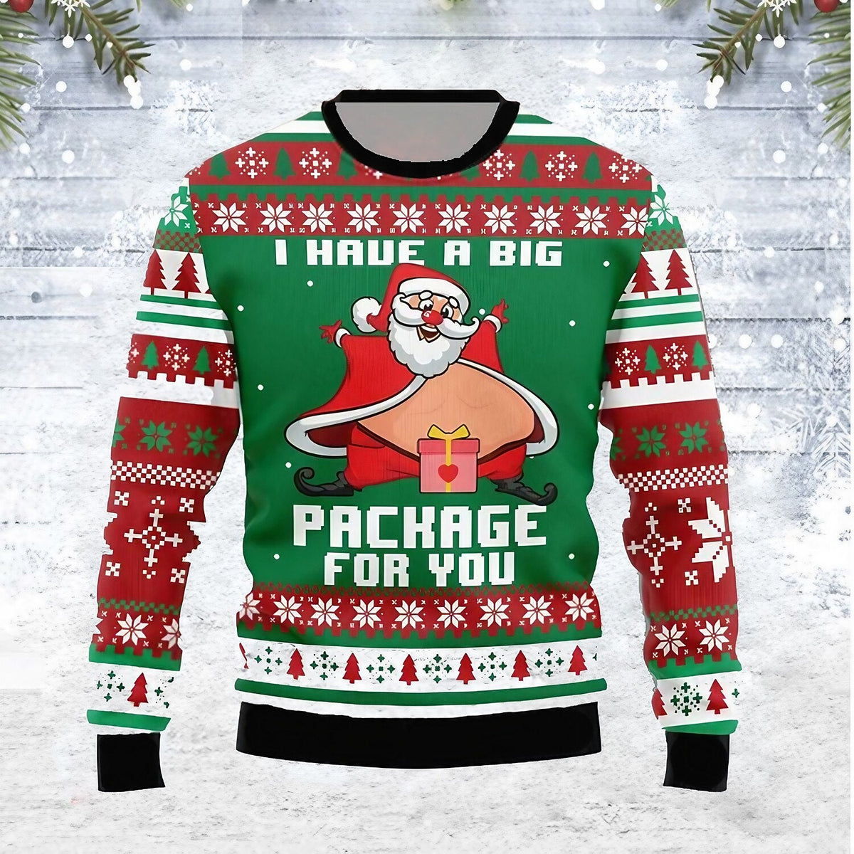 Men's Christmas Holiday Playful Sweatshirt