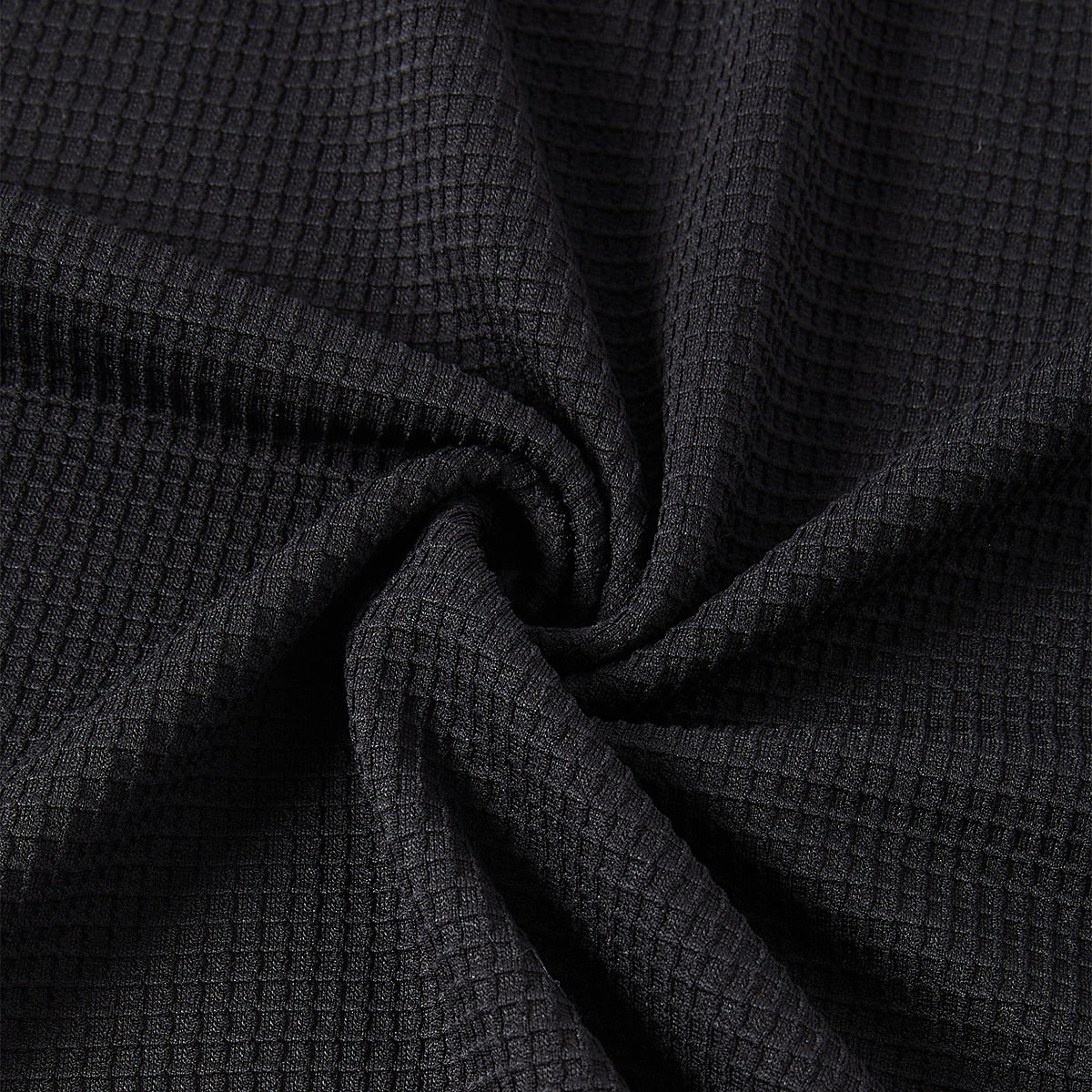 Colorblock V-neck Waffle Henley Shirts