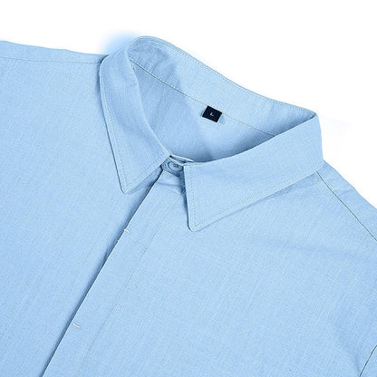 Short Sleeve Linen Shirt - Light & Comfortable
