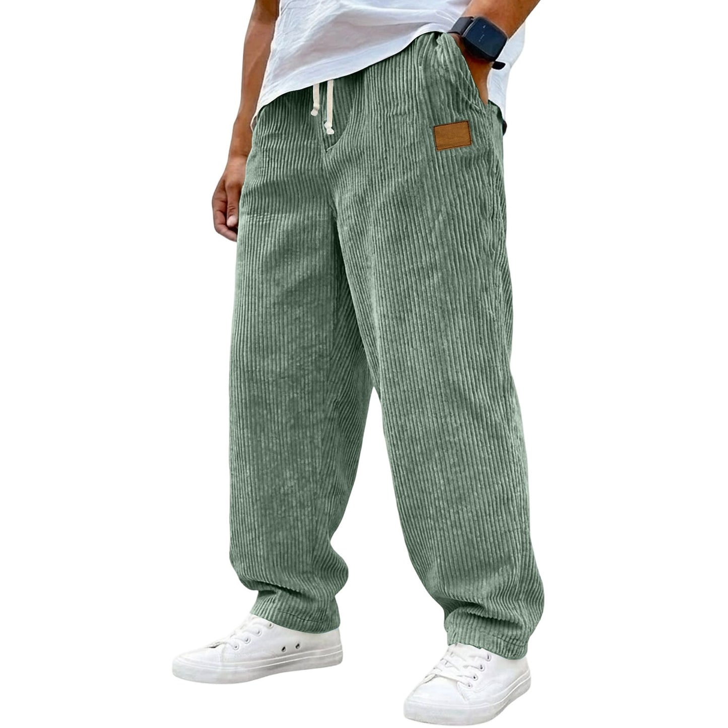 Men's Straight Leg Corduroy Pants