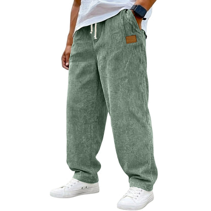 Men's Straight Leg Corduroy Pants