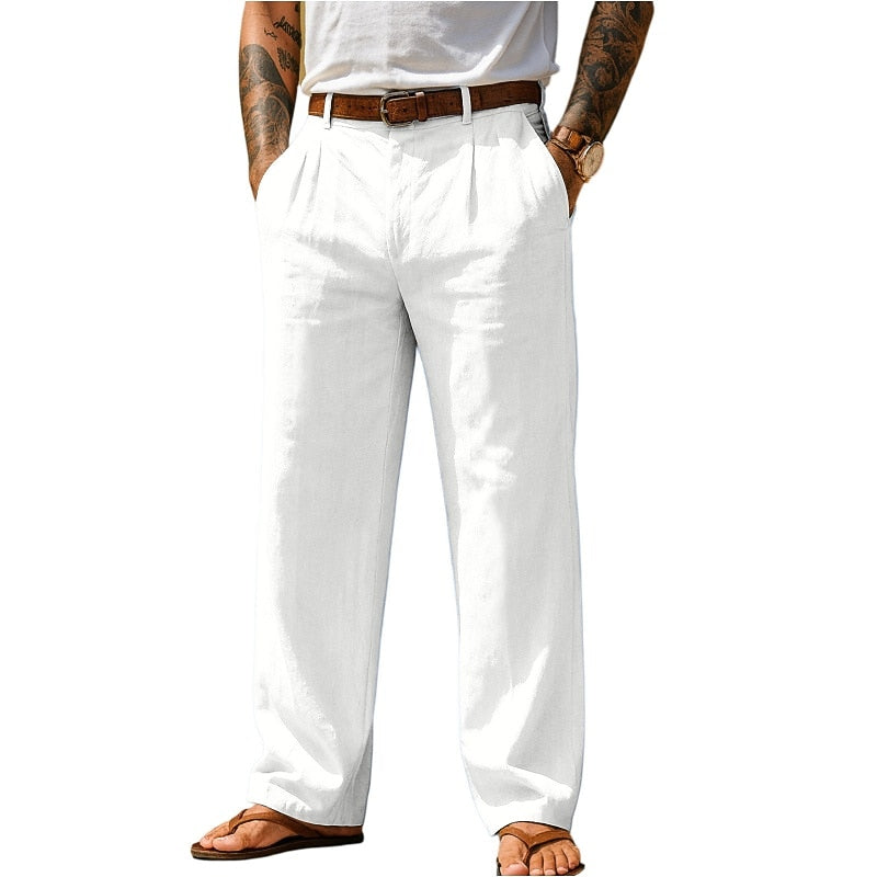 Men's Cotton Linen Baggy Pants