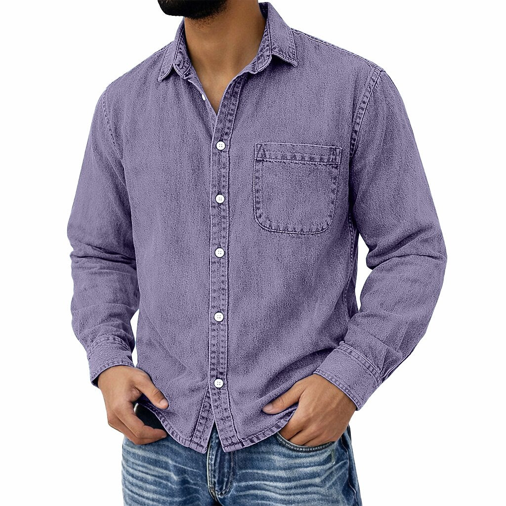 100% Cotton Acid Wash Shirt