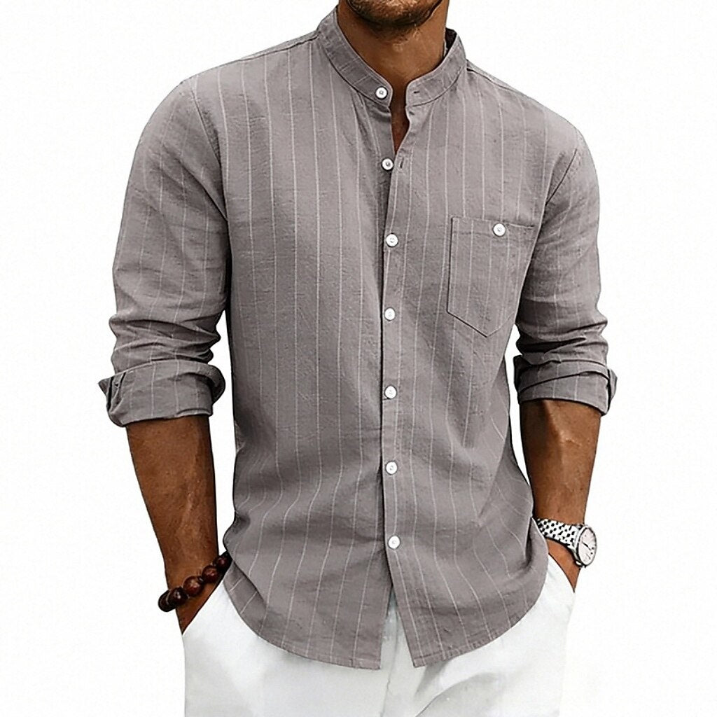 Men's Everyday Cotton Linen Shirt