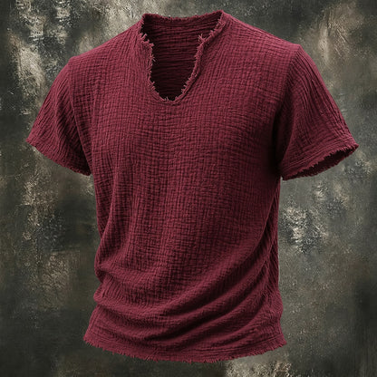 Vintage 100% Cotton Linen T-shirt