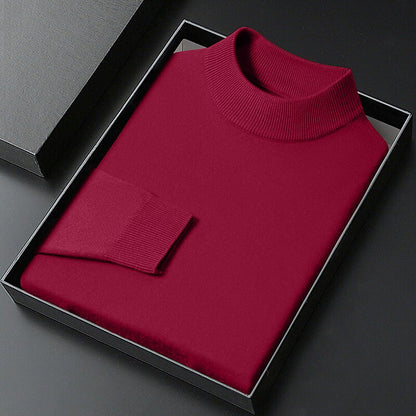 Classic Mock Neck Knit Sweater - Timeless Style & Everyday Comfort