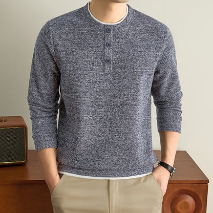 Ribbed Knit Crewneck Sweater Pullover