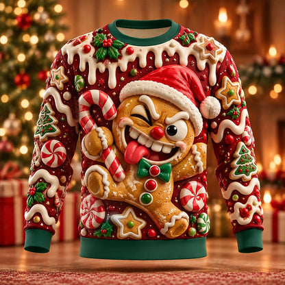 Men's Santa Claus Festive Crewneck Sweatshirt