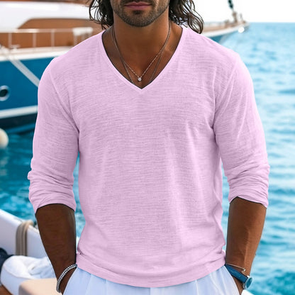 Men's Breathable Linen T-shirt