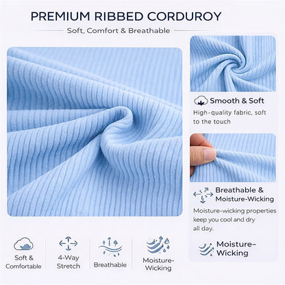 3Pcs Men's Textured Work Shirts
