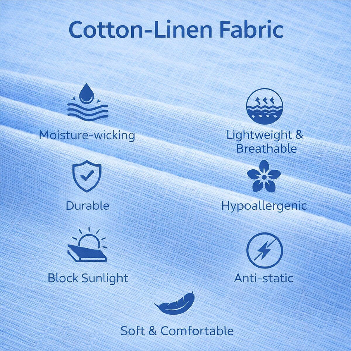 Breathable V-neck Linen Shirt
