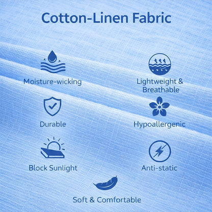 Breathable V-neck Linen Shirt