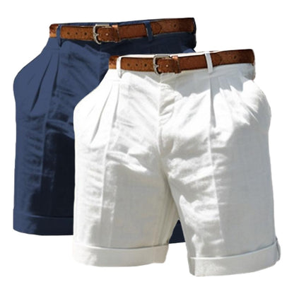 Lightweight Linen Shorts-2 Piece Set