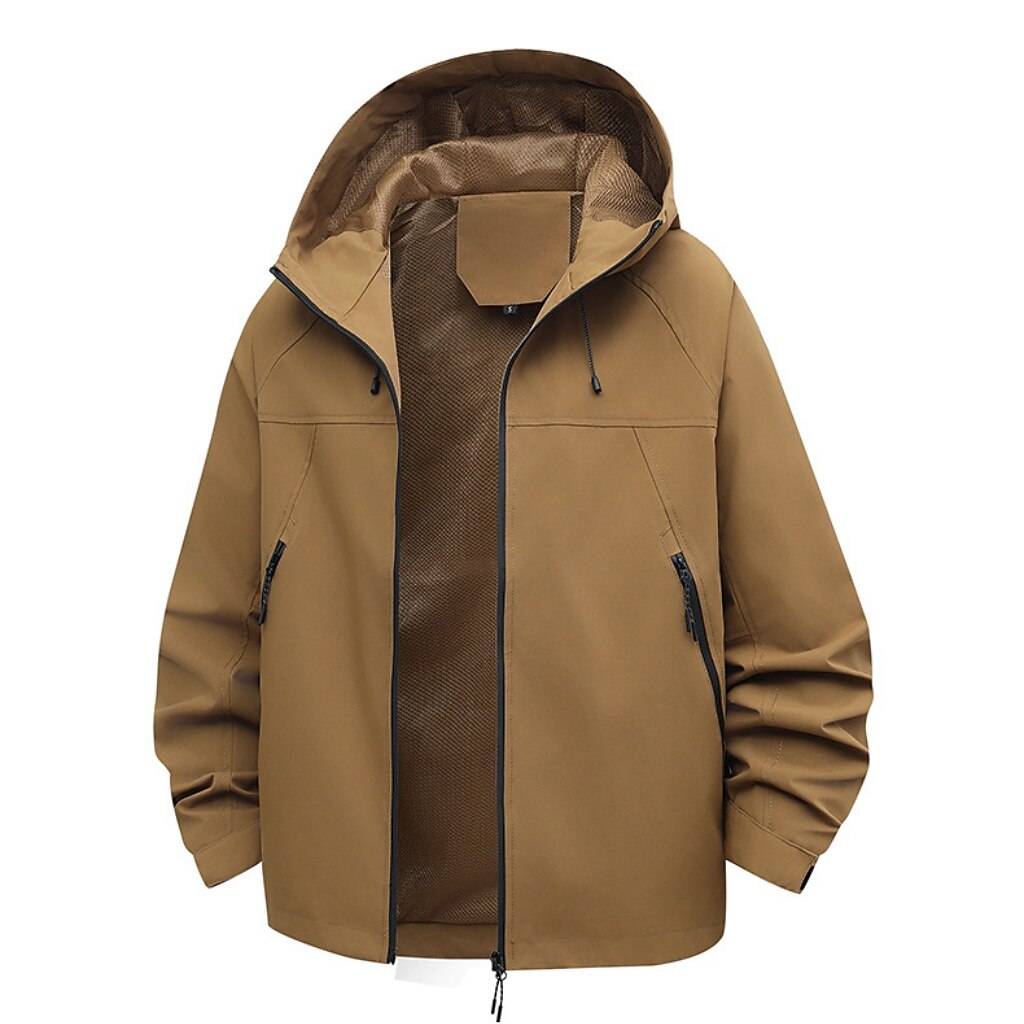 Men’s Windbreaker Hooded Jacket