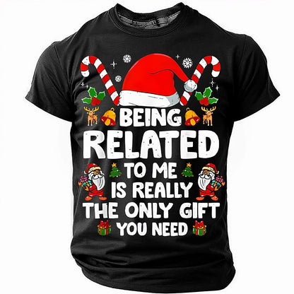 Men's Funny Gift Christmas Graphic T-Shirt