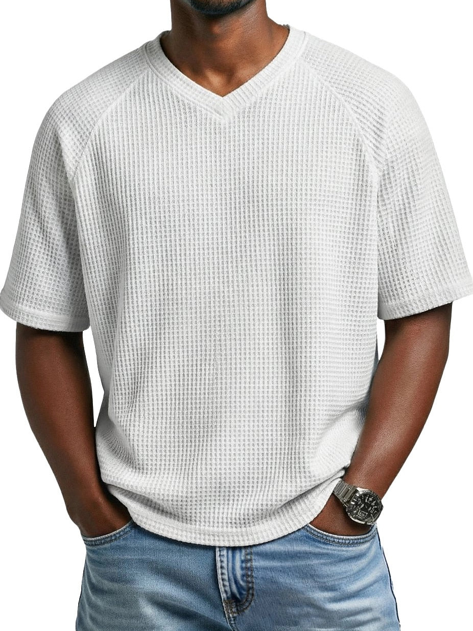 Men's Basic Waffle T-Shirt