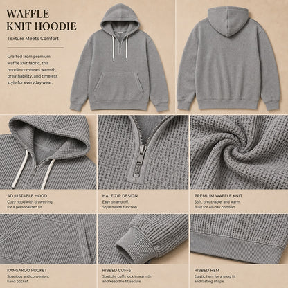Comfort Waffle Pullover Hoodie