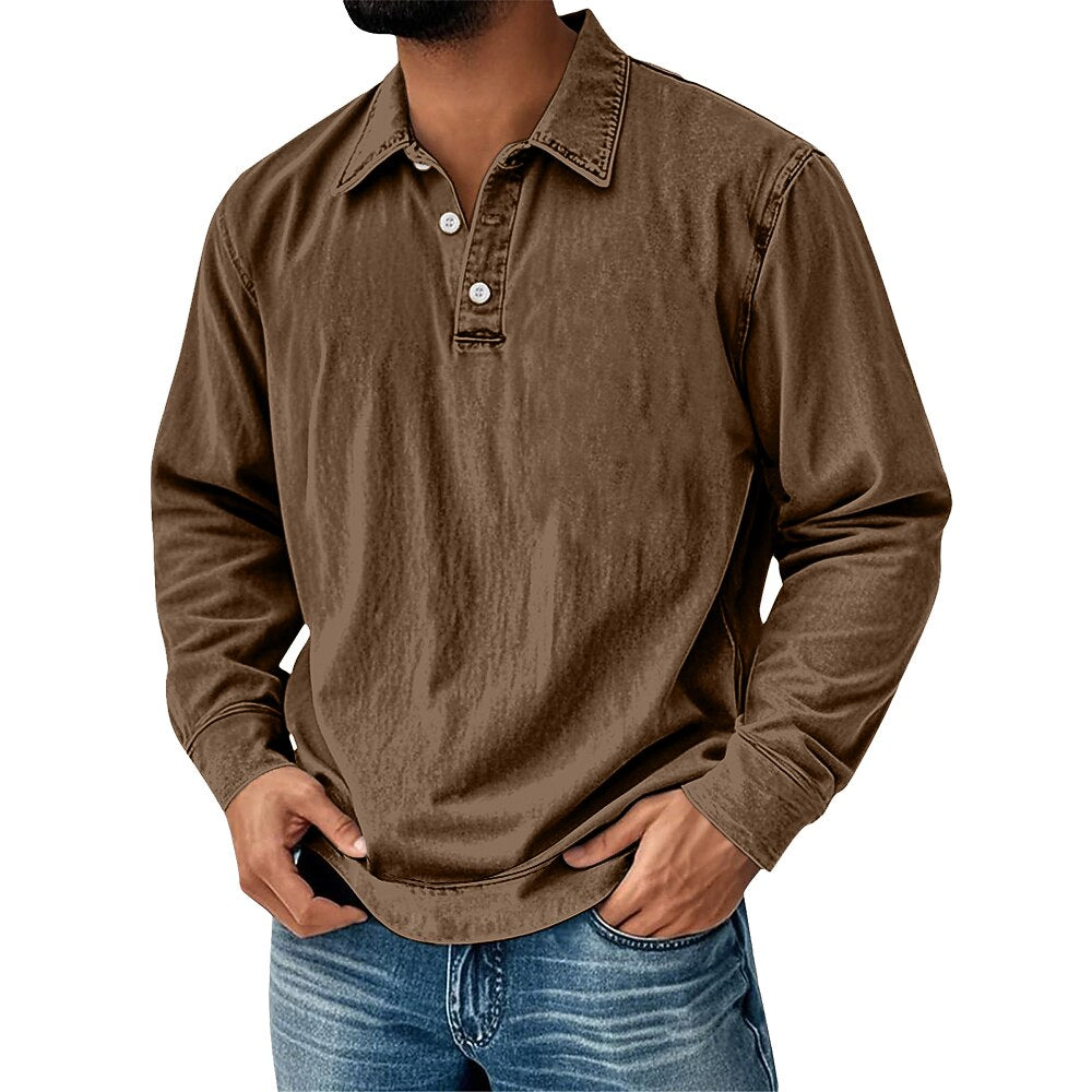 Comfort Washed 100% Cotton Polo Shirt