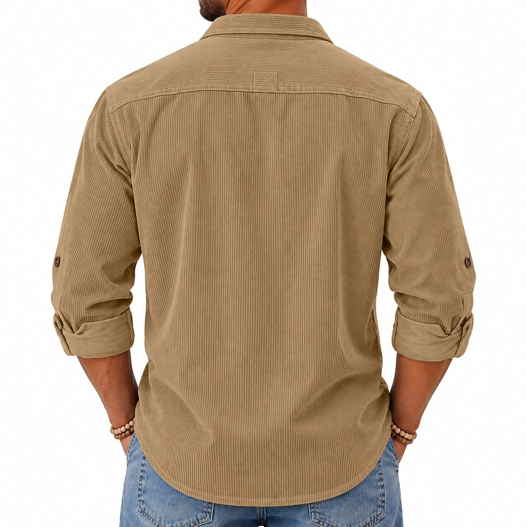 Corduroy Multi Pocket Work Shirt